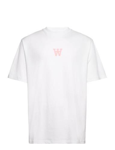 Asa Aa T-Shirt Tops T-shirts Short-sleeved White Double A By Wood Wood