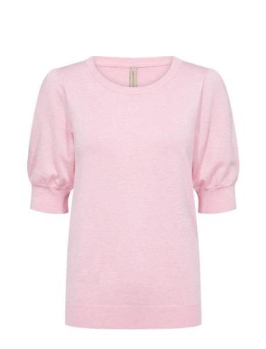 Sc-Dollie Tops Knitwear Jumpers Pink Soyaconcept