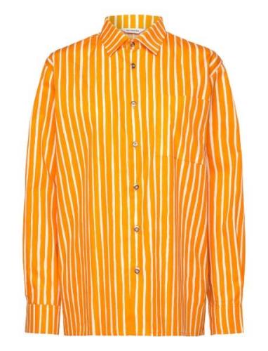 Jokapoika 2017 Tops Shirts Long-sleeved Orange Marimekko