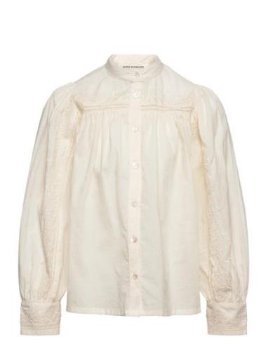 Shirt Tops Blouses & Tunics Cream Sofie Schnoor Young