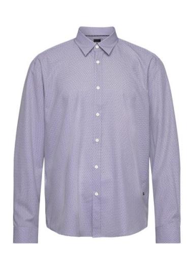 P-Liam-Kent-C1-234 Tops Shirts Business Purple BOSS