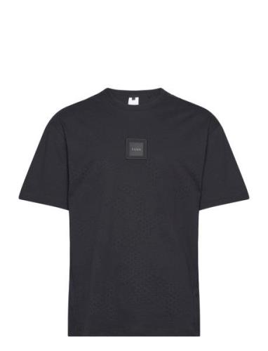 Talboa Lotus 1 Sport T-shirts Short-sleeved Black BOSS