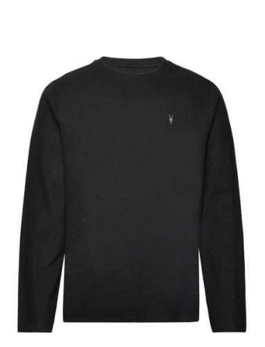 Rowe Ls Crew Tops T-shirts Long-sleeved Black AllSaints