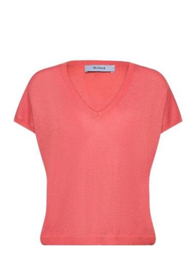 Mscarlina Batsleeve Knit Tee Tops T-shirts & Tops Short-sleeved  Minus
