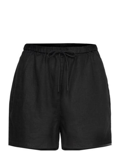 Pull On Casual Linen Short Bottoms Shorts Casual Shorts Black Tommy Hi...