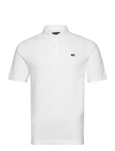 Jeromy Polo Shirt Tops Polos Short-sleeved White Lexington Clothing