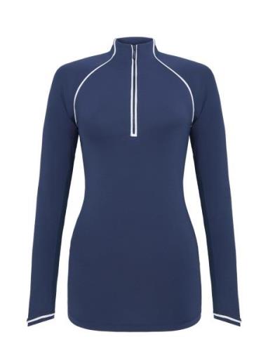 Veronica Sun Protection Sport Sweat-shirts & Hoodies Sweat-shirts Blue...