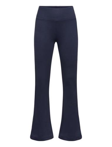 Pants Flare Bottoms Trousers Navy Creamie