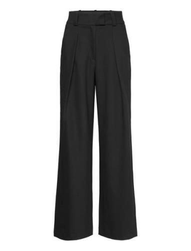 Pleated Marlene Pants Bottoms Trousers Suitpants Black IVY OAK