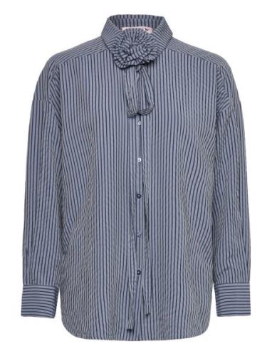 Sonny Rose Shirt Tops Shirts Long-sleeved Navy A-View