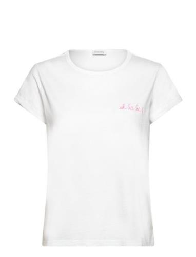 Poitou Oh La La/Gots Tops T-shirts & Tops Short-sleeved White Maison L...