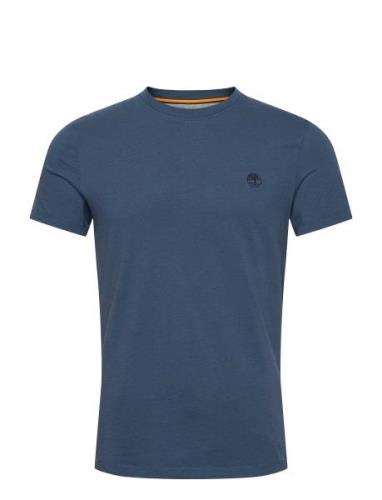 Dunstan River Short Sleeve Tee Dark Denim Designers T-shirts Short-sle...
