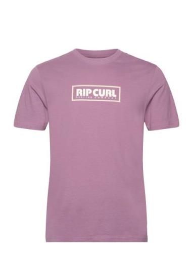 Big Mumma Icon Tee Sport T-shirts Short-sleeved Purple Rip Curl