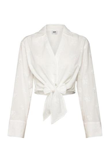 Eudora Shirt Tops Shirts Long-sleeved White Twist & Tango