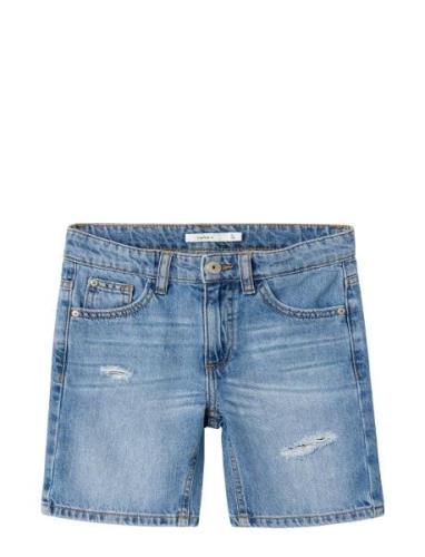 Nkmsilas Loose Dnm L Shorts 7998-Be Noos Bottoms Shorts Blue Name It