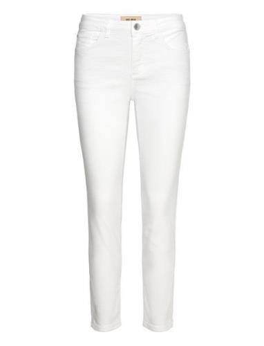 Mmvice Colour Pant Bottoms Jeans Straight-regular White MOS MOSH