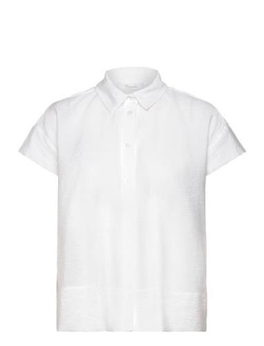 Almada Blouse Printed & Solid Tops Shirts Short-sleeved White Tamaris ...