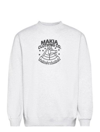 Sextant Sweatshirt Tops Sweat-shirts & Hoodies Sweat-shirts Grey Makia