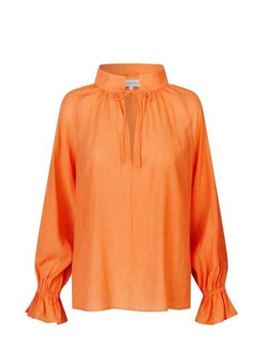 Cassisadea Ns Tops Blouses Long-sleeved Orange Dea Kudibal