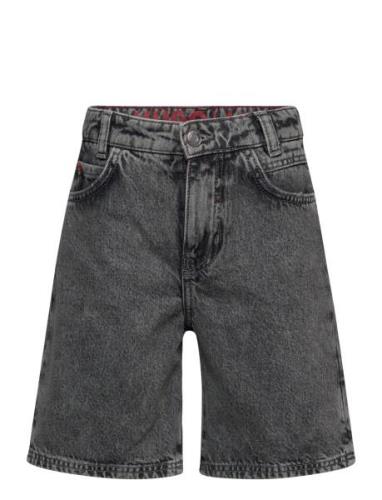 Denim Bermuda Shorts Bottoms Shorts Grey Hugo Kids