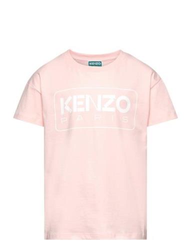 Short Sleeves Tee-Shirt Tops T-shirts Short-sleeved Pink Kenzo