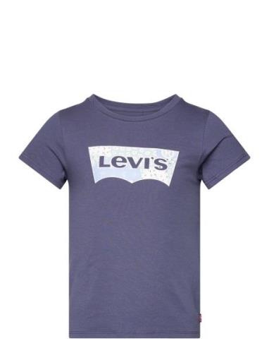 Levi's® Bandana Batwing Tee Tops T-shirts Short-sleeved Blue Levi's