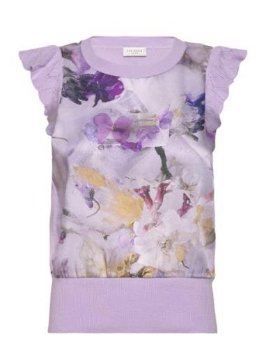 Shrayha Tops T-shirts & Tops Sleeveless Purple Ted Baker London