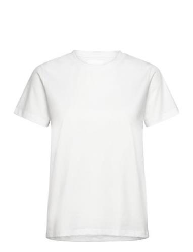 Jenna Tee Tops T-shirts & Tops Short-sleeved White Creative Collective