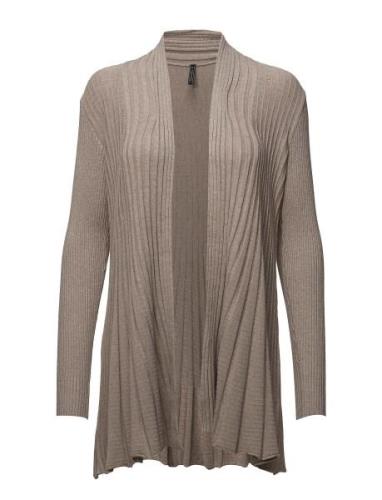 Fqclaudisse-L-Car Tops Knitwear Cardigans Beige FREE/QUENT