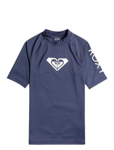 Whole Hearted Ss Tops T-shirts & Tops Short-sleeved Navy Roxy