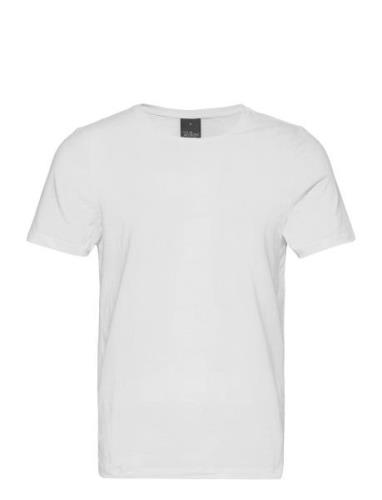 Kyran T-Shirt S-S Designers T-shirts Short-sleeved White Oscar Jacobso...