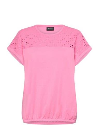 T-Shirt S/S Tops T-shirts & Tops Short-sleeved Pink Brandtex