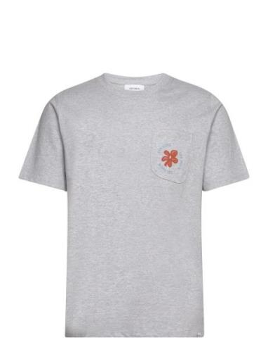 Duality T-Shirt Tops T-shirts Short-sleeved Grey Les Deux
