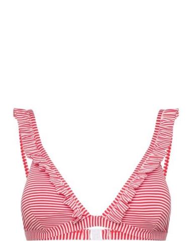 Santorini Top Swimwear Bikinis Bikini Tops Triangle Bikinitops Red Mis...