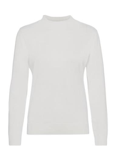 Pullover-Knit Light Tops Knitwear Jumpers White Brandtex