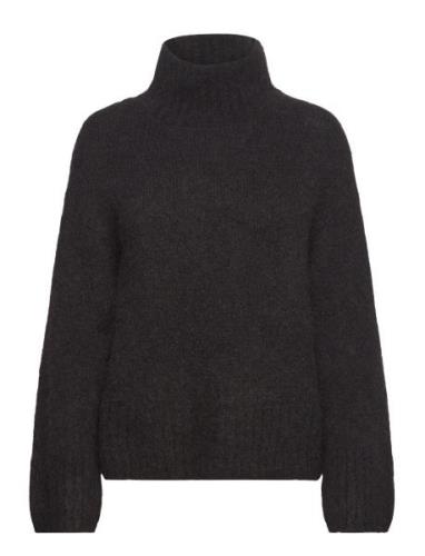 Slfgabella Ls Knit High-Neck W Tops Knitwear Turtleneck Black Selected...
