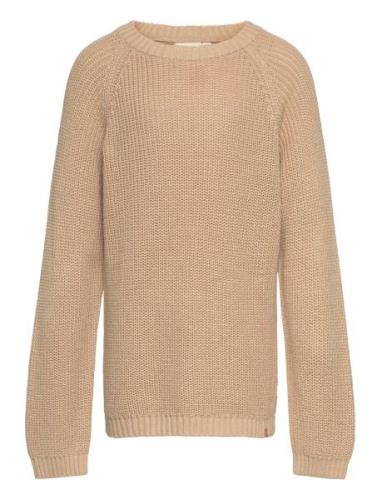 Nmmemlen Ls Knit Lil Tops Knitwear Pullovers Beige Lil'Atelier