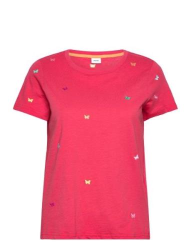 Nusummi T-Shirt - Gots Tops T-shirts & Tops Short-sleeved Pink Nümph