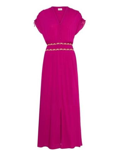 D6Imperia Bohemian Maxi Dress Maxikjole Festkjole Pink Dante6