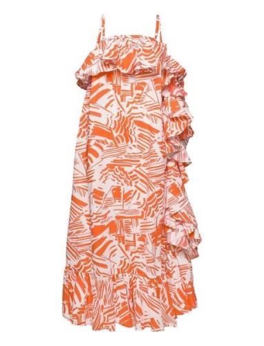 Abito/Dress Knelang Kjole Orange MSGM