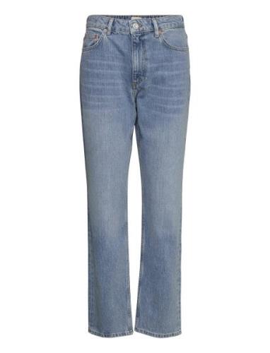 Palmira Dnm Hw Strt Lg 30'' Jn Bottoms Jeans Straight-regular Blue Fre...
