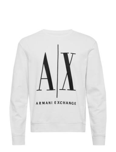 Ax Man Sweatshirt Tops Sweat-shirts & Hoodies Sweat-shirts White Arman...