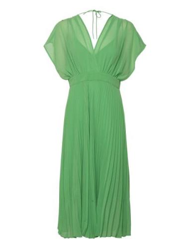 Sara Dress Knelang Kjole Green MAUD