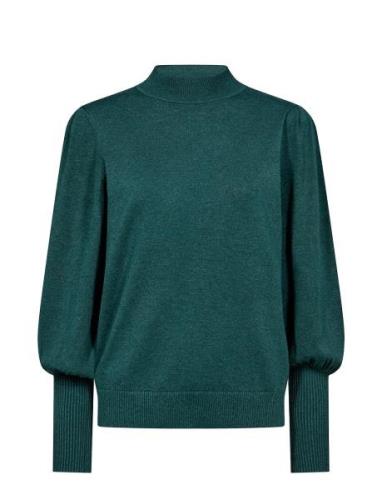 Sc-Dollie Tops Knitwear Jumpers Green Soyaconcept