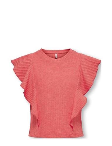 Kognella S/L Short Ruffle Top Jrs Tops T-shirts Short-sleeved  Kids On...