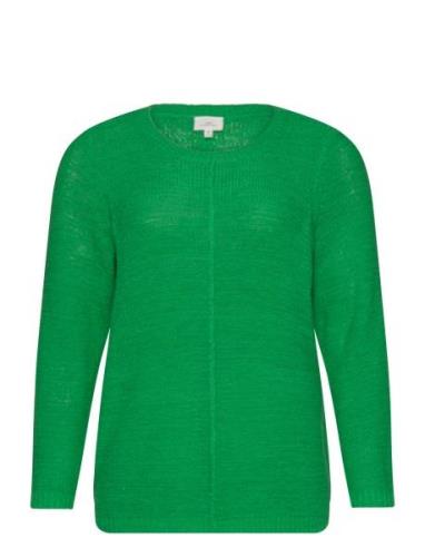Carnew Foxy L/S Pullover Knt Tops Knitwear Jumpers Green ONLY Carmakom...