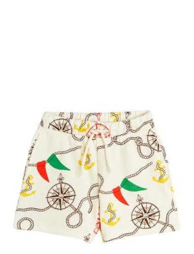 Nautical Aop Sweatshorts Bottoms Shorts Multi/patterned Mini Rodini