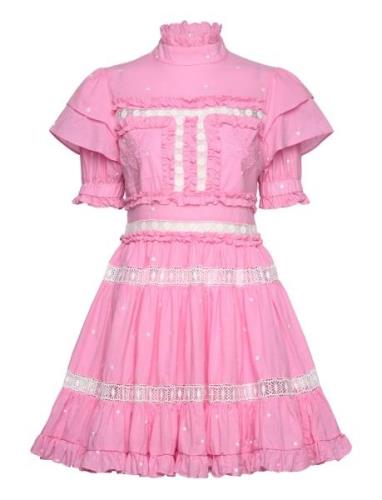 Iro Mini Dress Kort Kjole Pink Malina