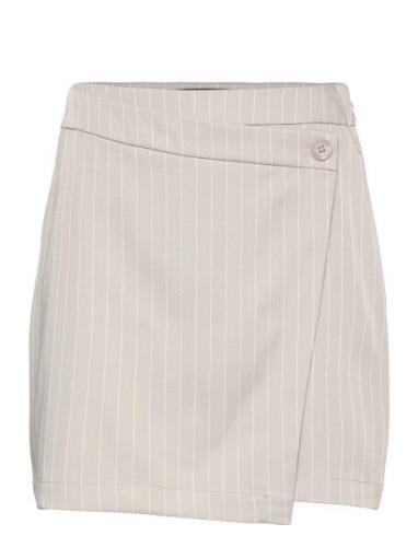 Vmwendy Mr Short Skirt Boo Kort Skjørt Cream Vero Moda