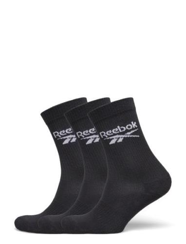 Sock Crew With Half Terry Sport Socks Regular Socks Black Reebok Perfo...